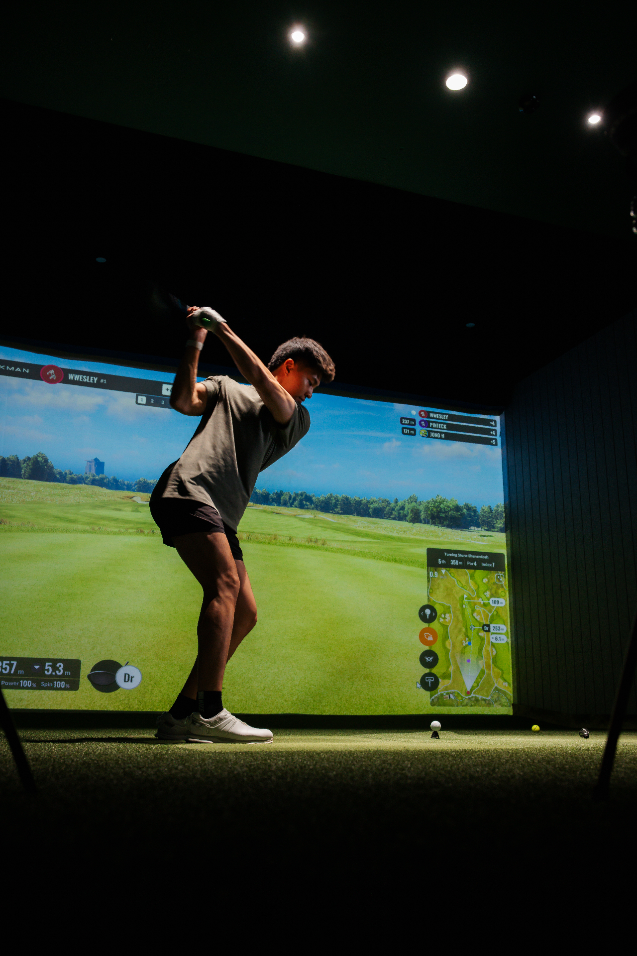 TrackMan Simulator Bays